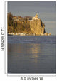 Split Rock Lighthouse On Lake Superior In Winter Wall Mural
