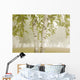 Birch Trees In The Fog Wall Mural