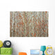 Spring Buds Against Birch Trees Wall Mural