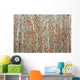 Spring Buds Against Birch Trees Wall Mural