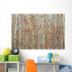 Spring Buds Against Birch Trees Wall Mural
