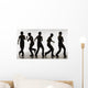 Composite Image Of A Boy Dancing With Headphones Wall Mural