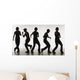 Composite Image Of A Boy Dancing With Headphones Wall Mural