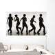 Composite Image Of A Boy Dancing With Headphones Wall Mural