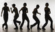 Composite Image Of A Boy Dancing With Headphones Wall Mural