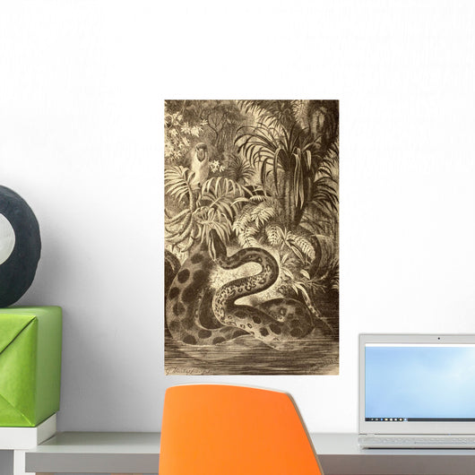 Anaconda Looking For Prey Wall Mural
