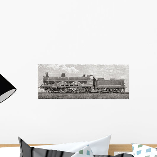 The Greater Britain Passenger Locomotive Wall Mural