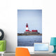 Longstone Lighthouse And Guillemot In The Water Wall Mural