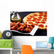 pepperoni pizza and chicken wings combo Wall Mural