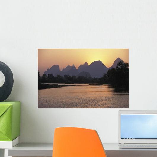 Limestone Peaks Around Guilin Wall Mural