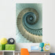 Looking Up The Spiral Staircase Of The Lighthouse Wall Mural