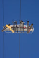 People Riding On Ski Lift At Risoul Wall Mural