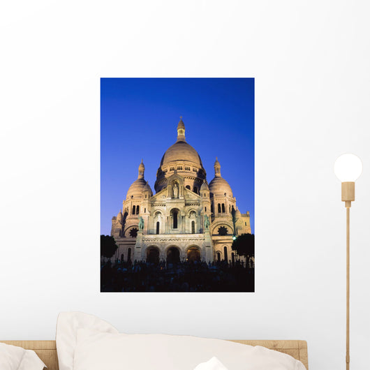 Sacre Coeur At Dusk Wall Mural