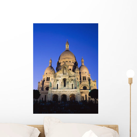 Sacre Coeur At Dusk Wall Mural