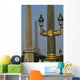 Eiffel Tower And Street Lights Wall Mural