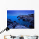Small Lighthouse And House At Dusk Wall Mural