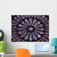 Rose Window In The Notre Dame Cathedral Wall Mural