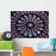 Rose Window In The Notre Dame Cathedral Wall Mural