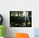 Sun Shining Through The Trees Wall Mural