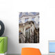 Surreal Swirling Fake Facade Of Building Wall Mural