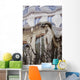 Surreal Swirling Fake Facade Of Building Wall Mural