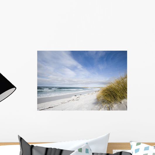 Surf Bay Close To Port Stanley Wall Mural
