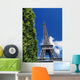 The Eiffel Tower And Shrub Wall Mural