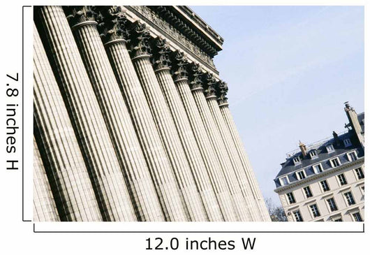 Townhouses And Ste Marie Madeline, Paris Wall Mural