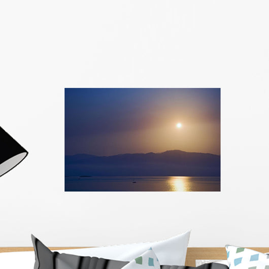 Sunset Over Some Of The Ionian Islands Wall Mural
