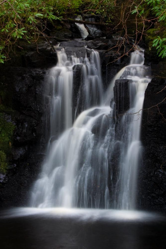Dunvagan Castle Waterfall Wall Mural