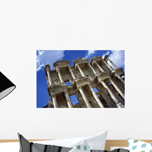 Ruins Of The Great Library At Ephesus Wall Mural