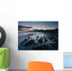 Large Boulders On Beach Near Dunstanburgh Castle At Dawn Wall Mural