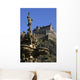 Edinburgh Castle And The Ross Fountain Wall Mural