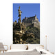 Edinburgh Castle And The Ross Fountain Wall Mural