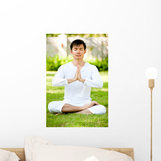 Man Meditating Wall Mural