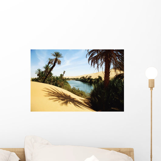 Umm Al-Maa Lake, Ubari Sand Sea Wall Mural