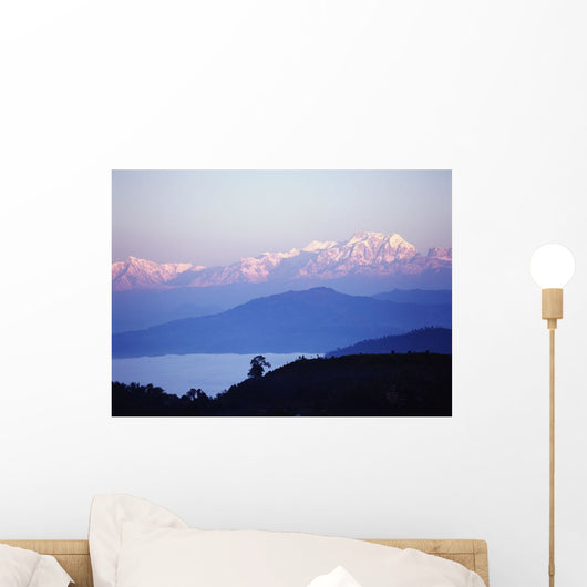 View Of The Himalayas In Gorkha Region Wall Mural