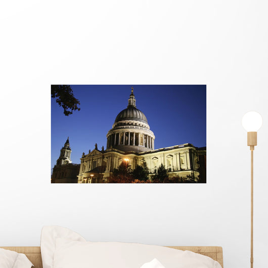 St Paul's Cathedral At Dusk, Exterior Wall Mural