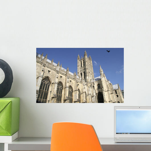 Canterbury Cathedral And Bird Wall Mural