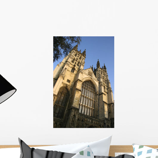 Canterbury Cathedral, Low Angle View Wall Mural