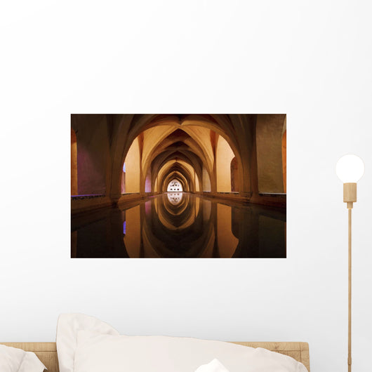 Bath Of Dona Maria De Padilla At Alcazar Wall Mural