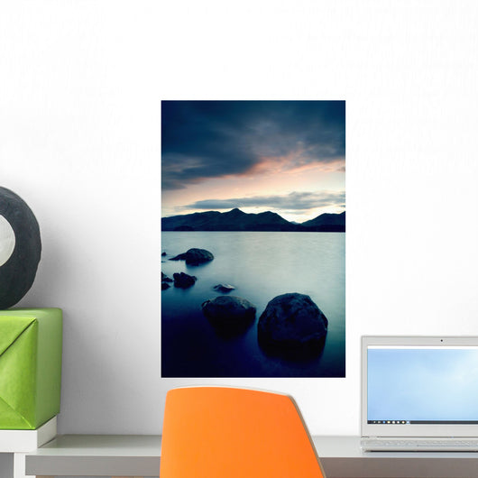 Derwent Water With Catbells At Sunset Wall Mural