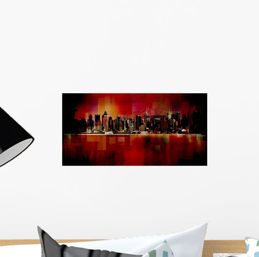 Manhattan Modern Art New Wall Decal