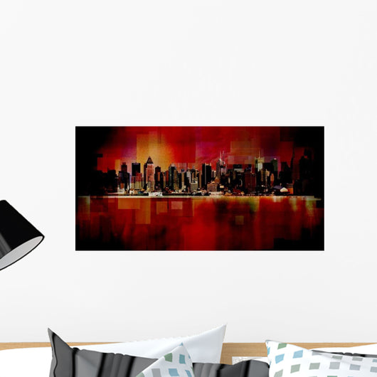 Manhattan Modern Art New Wall Decal