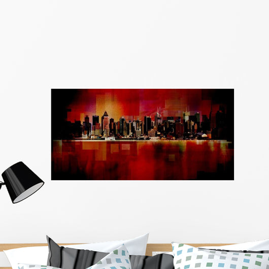 Manhattan Modern Art New Wall Decal