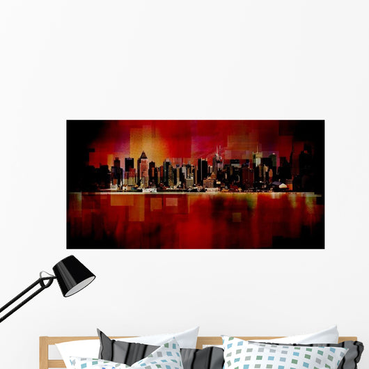 Manhattan Modern Art New Wall Decal