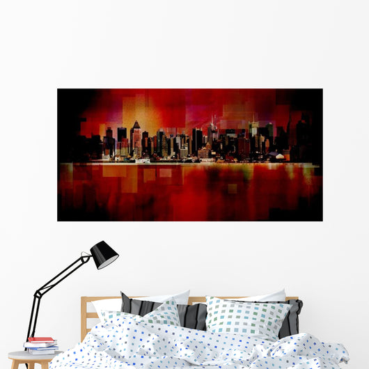 Manhattan Modern Art New Wall Decal