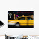 Blurred Yellow Taxi Wall Mural