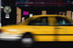 Blurred Yellow Taxi Wall Mural