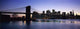 Sunset Over Lower Manhattan And Brooklyn Bridge Wall Mural